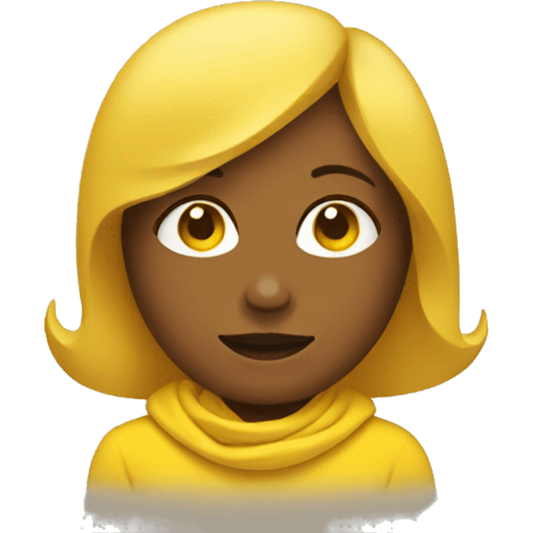 yellow woman relax emoji