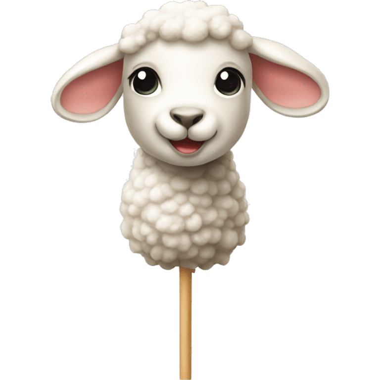 Lamb on the stick emoji