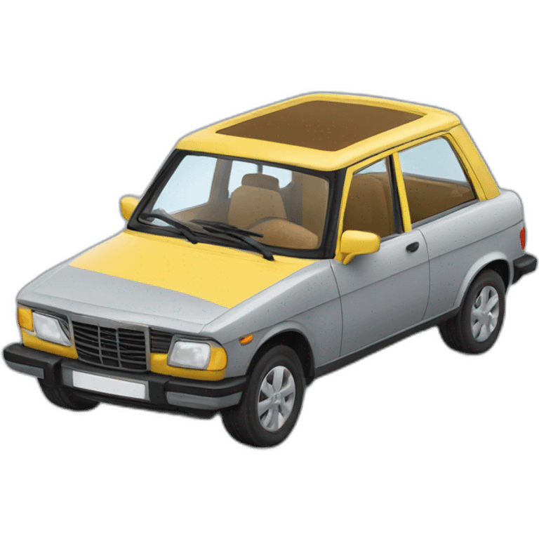 Voiture Emanuel macron emoji