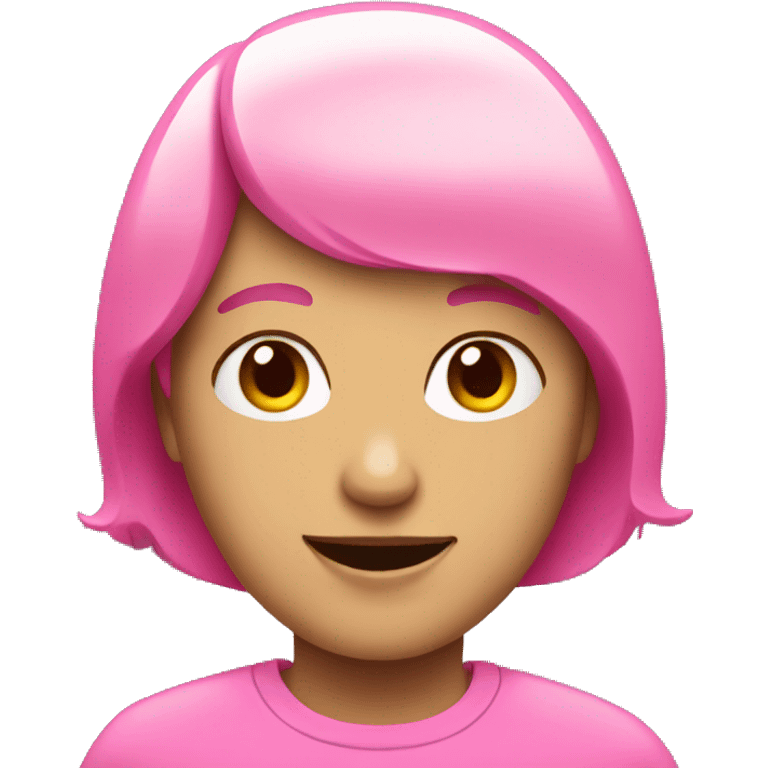 Netflix in pink emoji