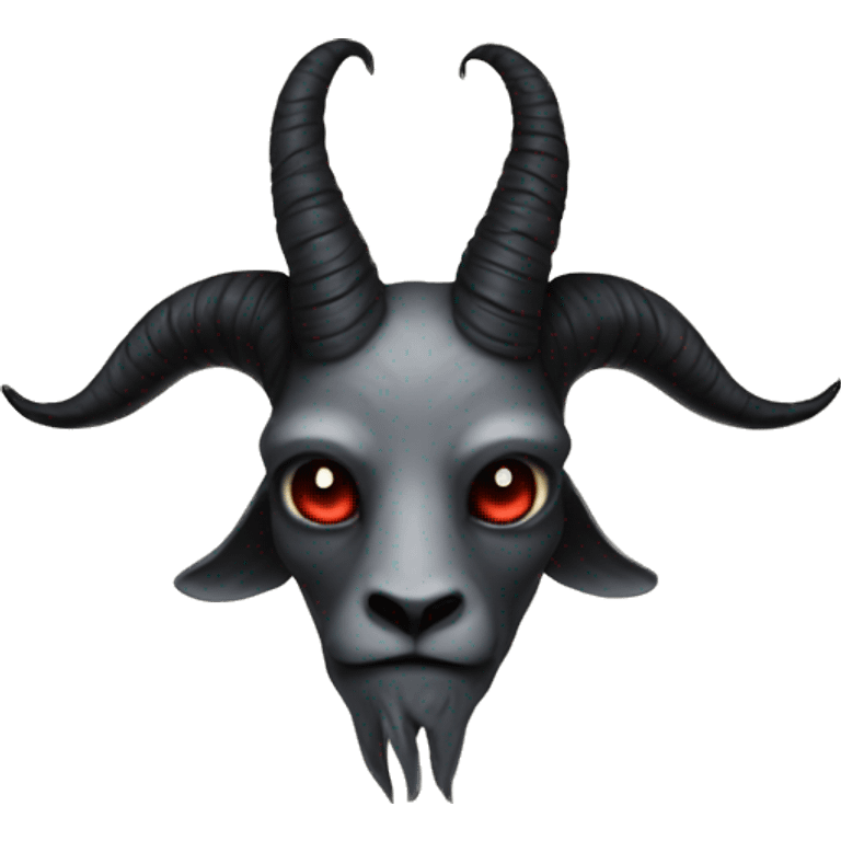 Cute Baphomet, as above so below, emoji