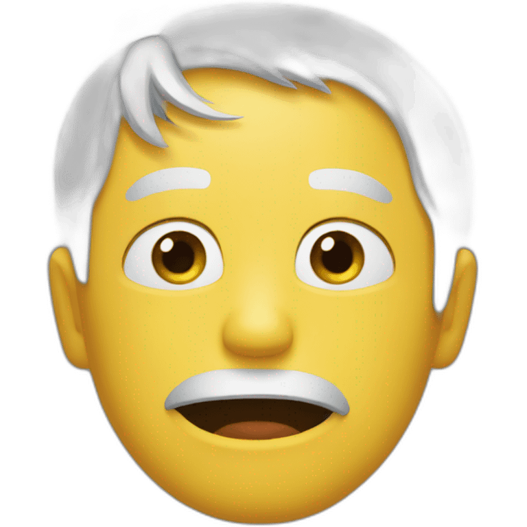 Un emoji qui pleure et rigole emoji