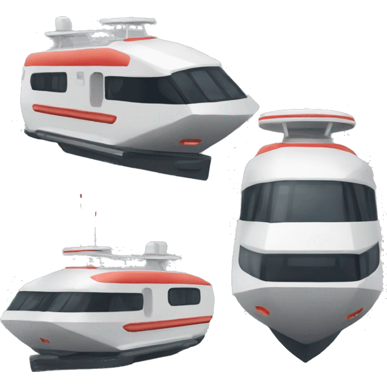 a futuristic rv called dimboat (a dumb lightship) emoji