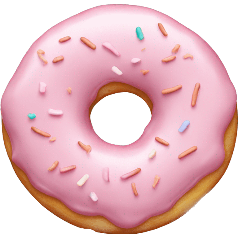 pastel pale pink donut emoji