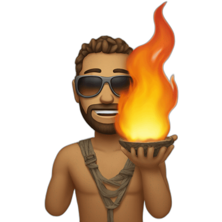 burning man man emoji