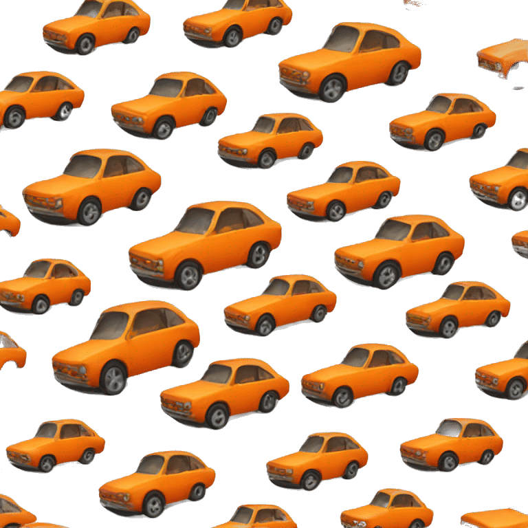 orange car  emoji