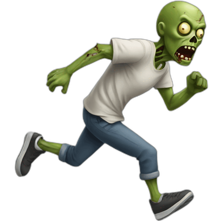 zombie running emoji