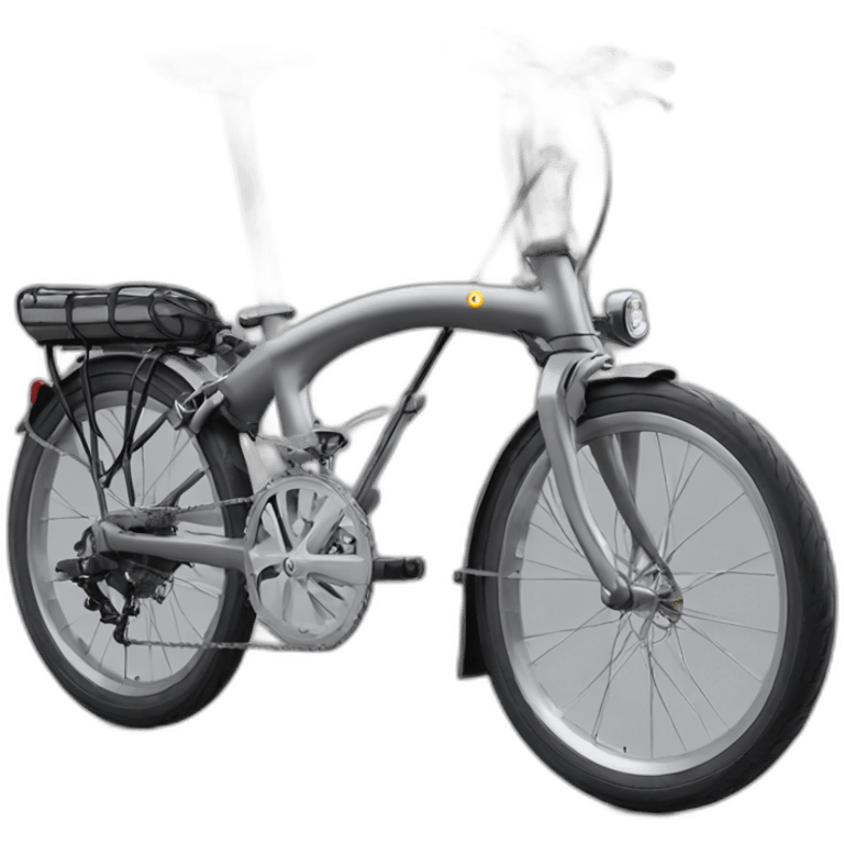 Titanium Brompton bike emoji