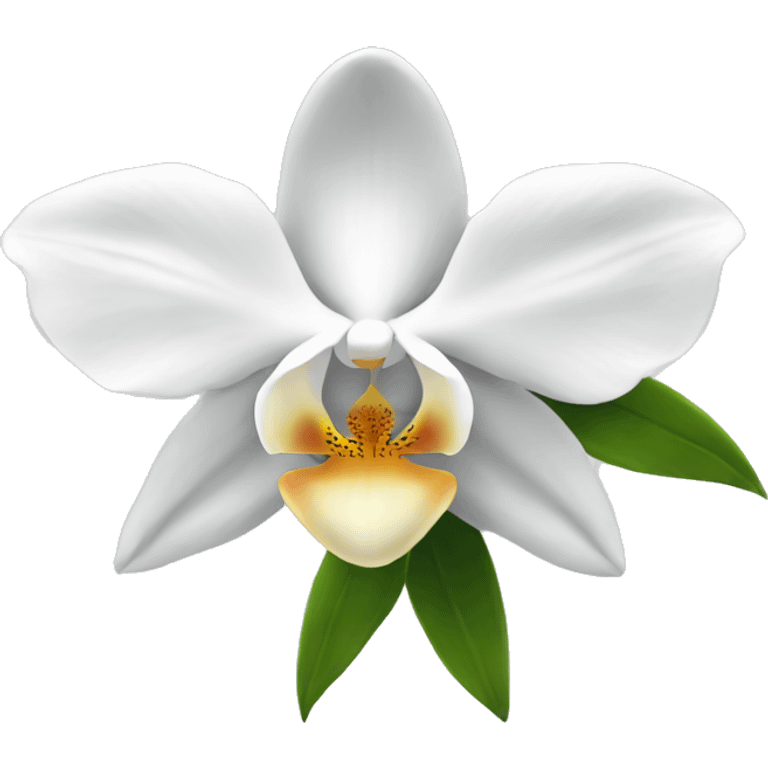 White Orchid emoji