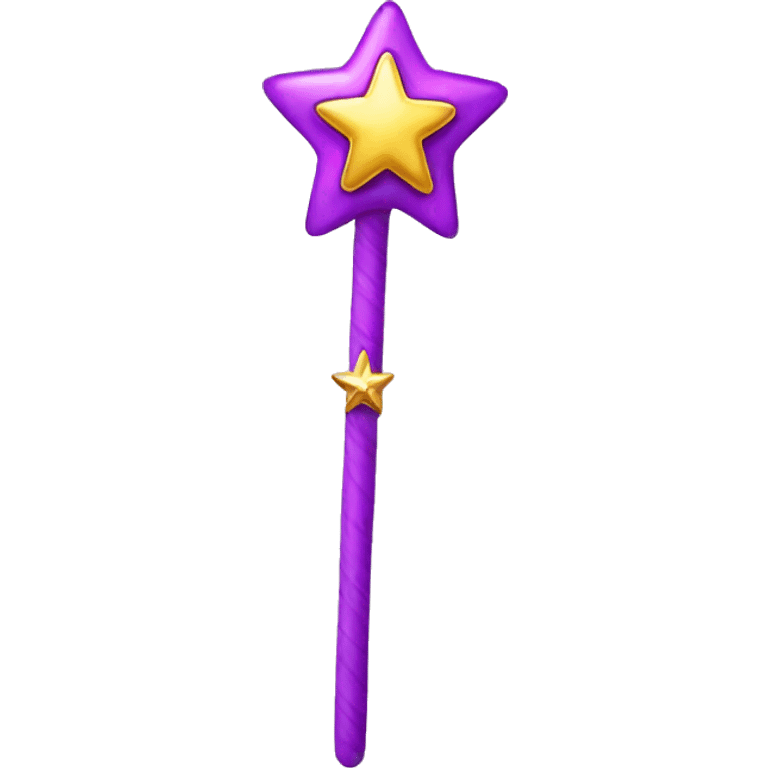 Fairy wand with star  emoji