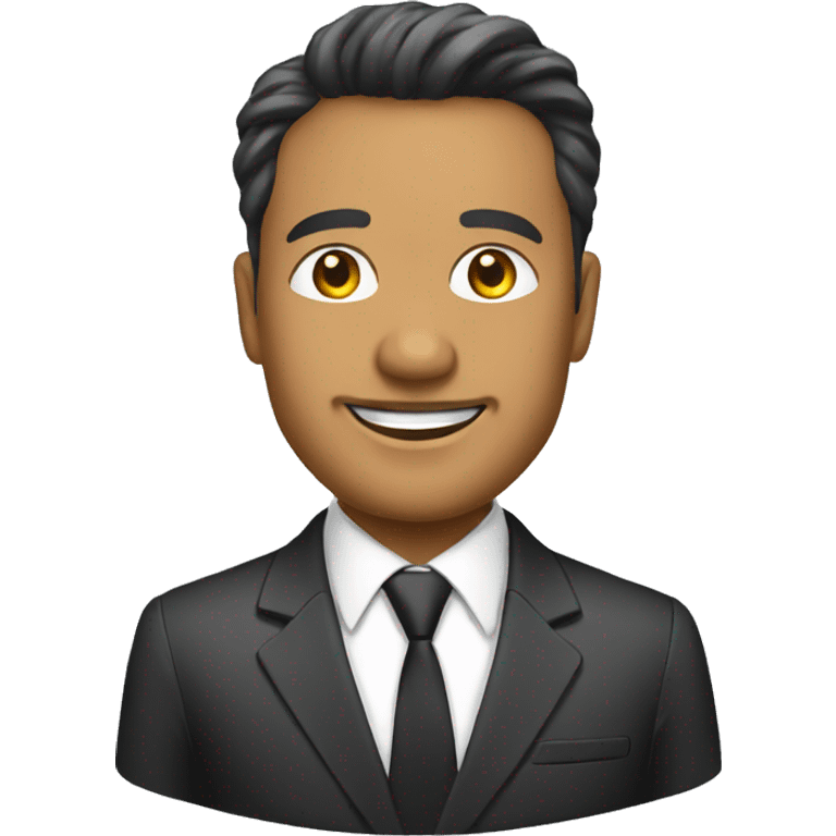 business owner, ceo, founder in suit emoji