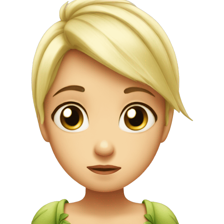 sad crying tinkerbell emoji