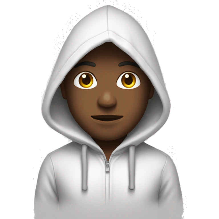 white hoodie  emoji