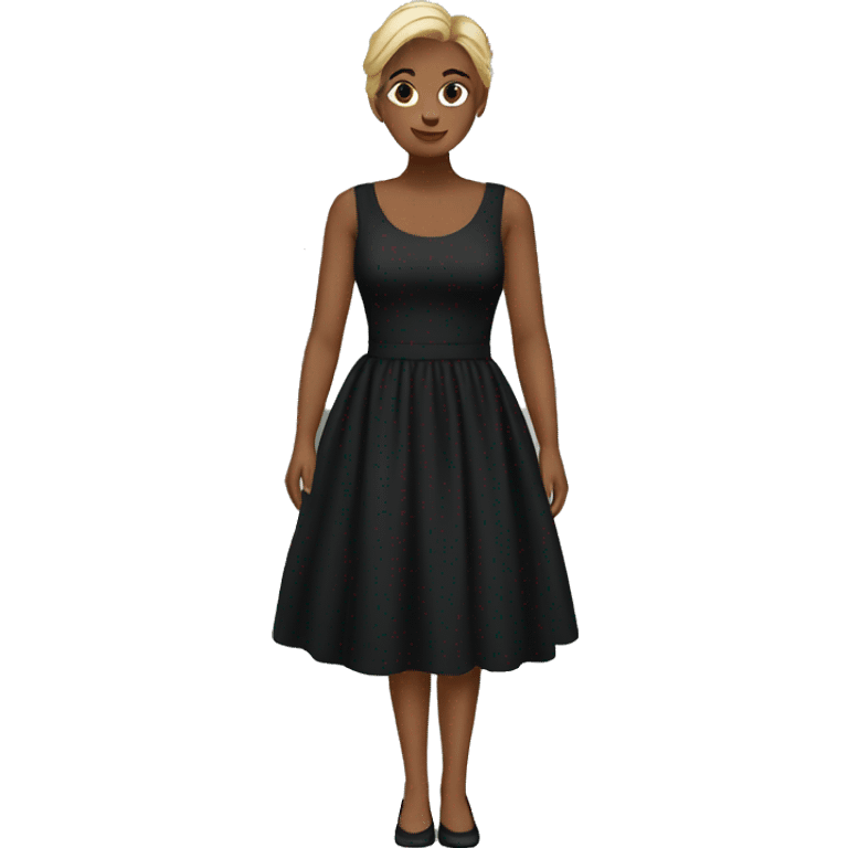 Black dress emoji