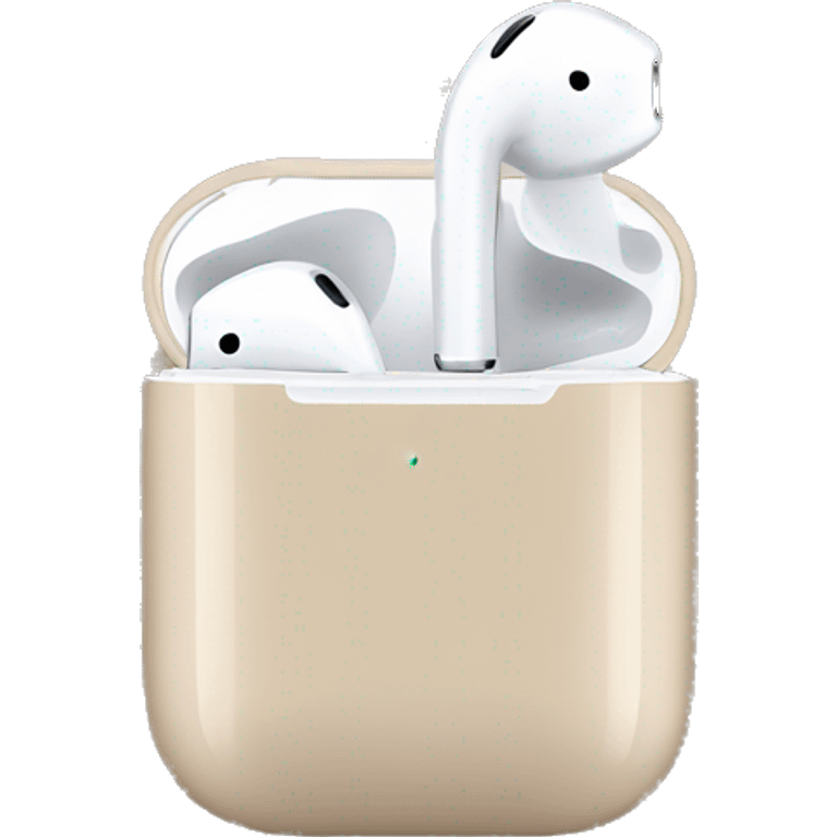 Beige AirPods emoji