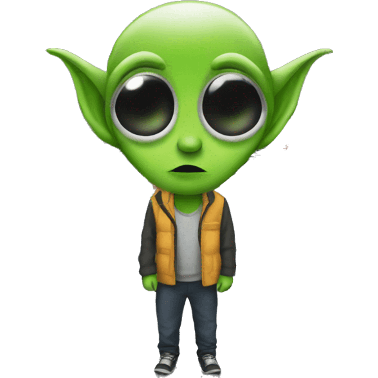 Alien in nyc emoji