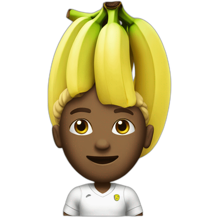 Humanlike Banana in a tennis uniform emoji