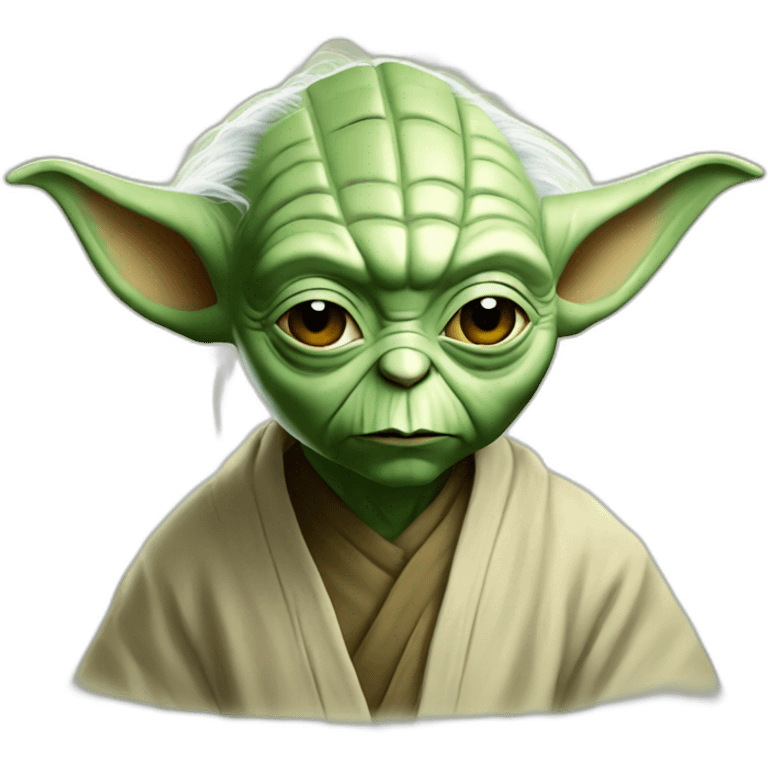 master yoda is crazy emoji