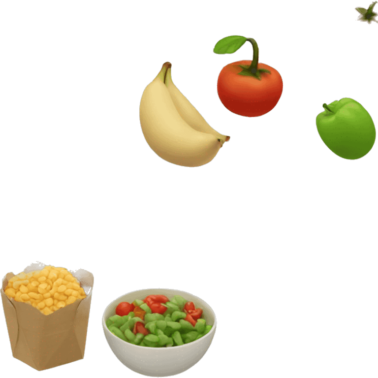 Foods with dietary fiber emoji