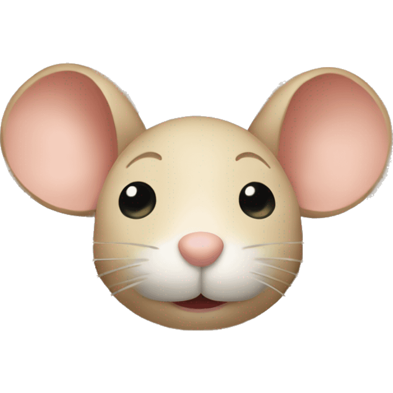 mouse in beige blanket  emoji