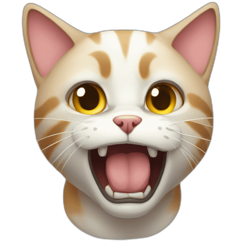 Scared cat emoji