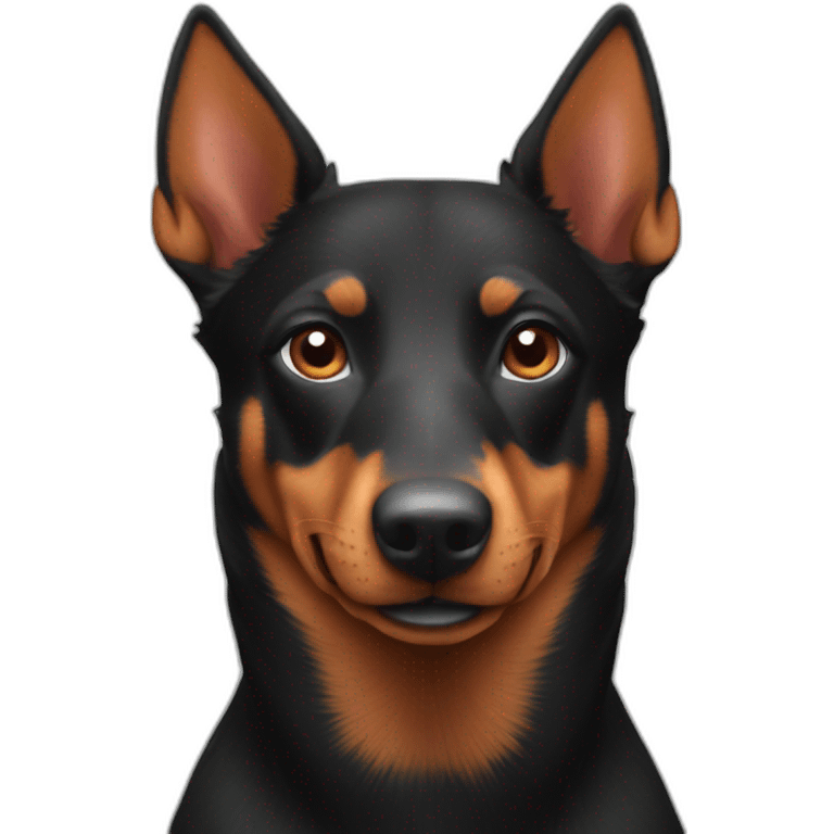 Australian Kelpie red emoji