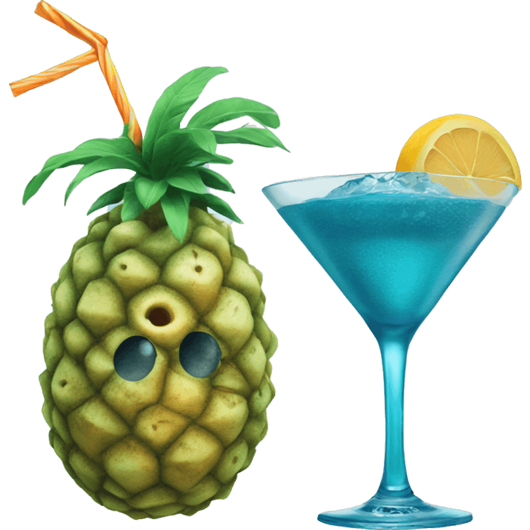 blue lagoon cocktail emoji