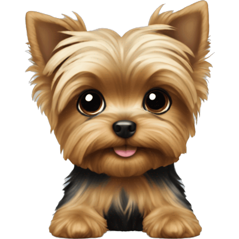 tiny yorkie puppy emoji