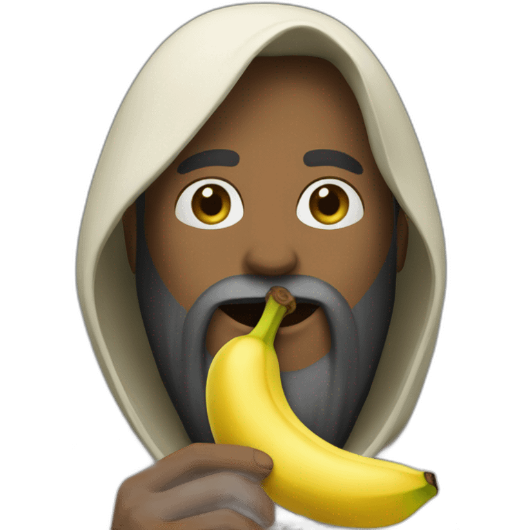 oosama biin ladeen eating banana emoji