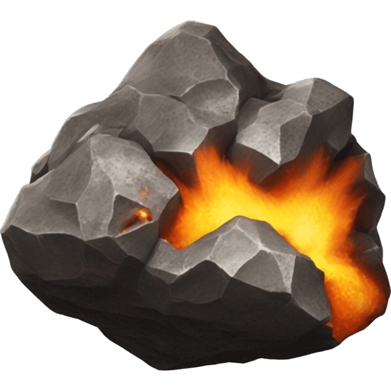 burning meteorite emoji