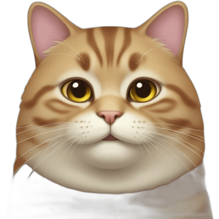 Cat fat emoji