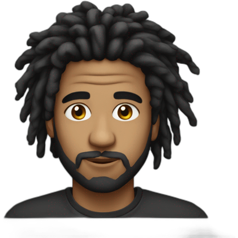 Kingsley Ben-Adir portrait dreads emoji