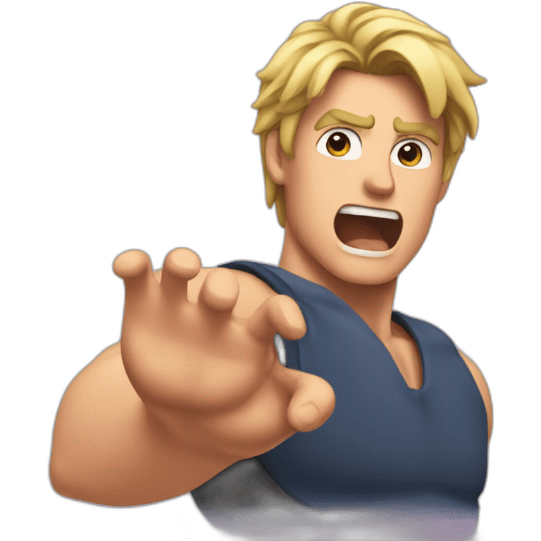 ken reaction face about to get punched emoji