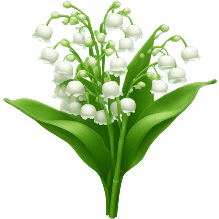 lily of the valley flower bunch emoji