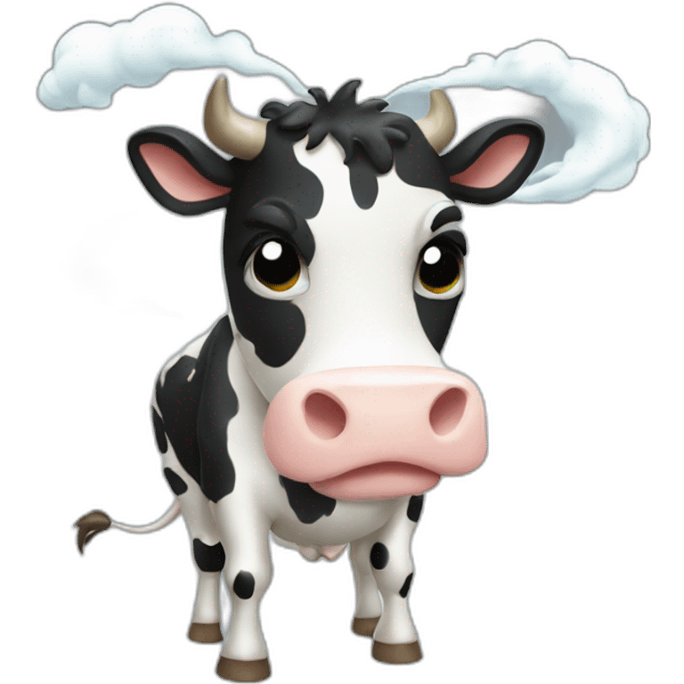 Tornado-cow emoji