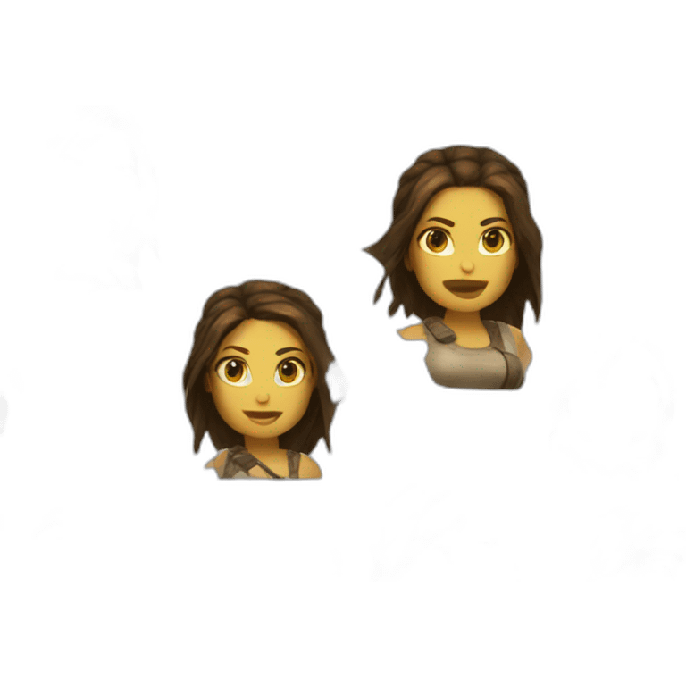 lara croft emoji