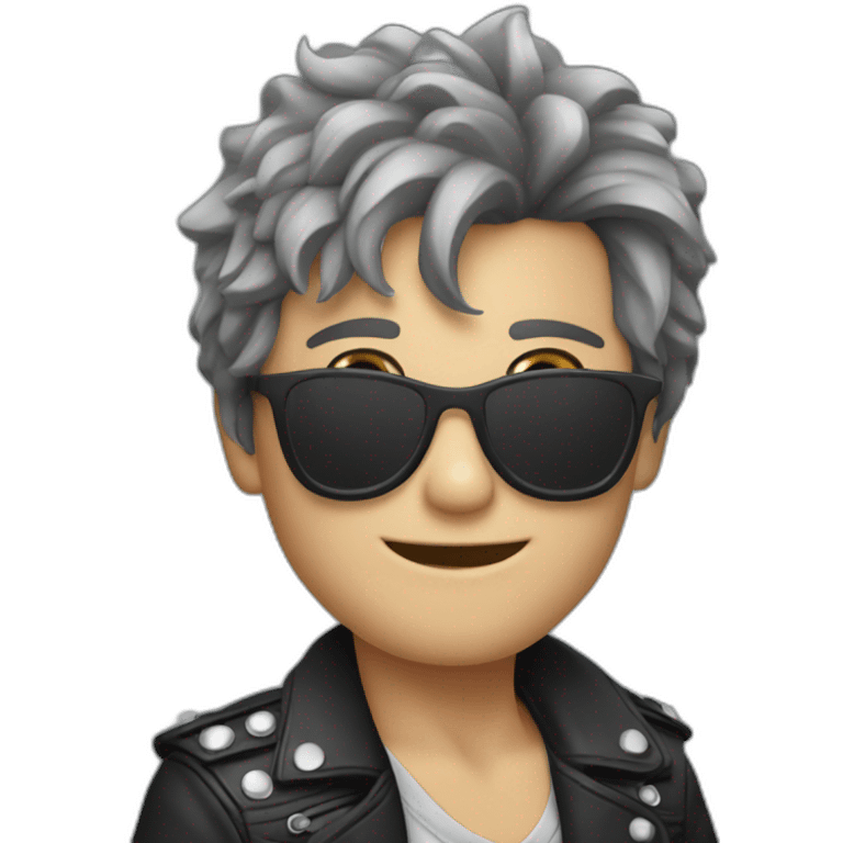 Daniel Cheetham as a rock star emoji