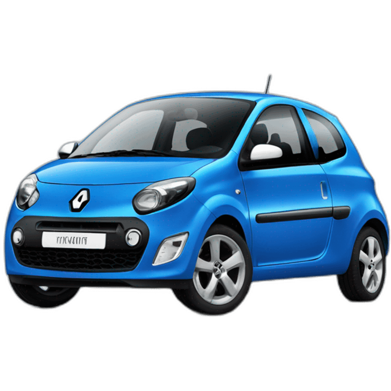 Renault Twingo 2013 blue car emoji