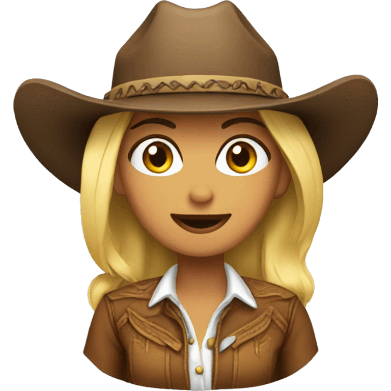 Cowgirl emoji