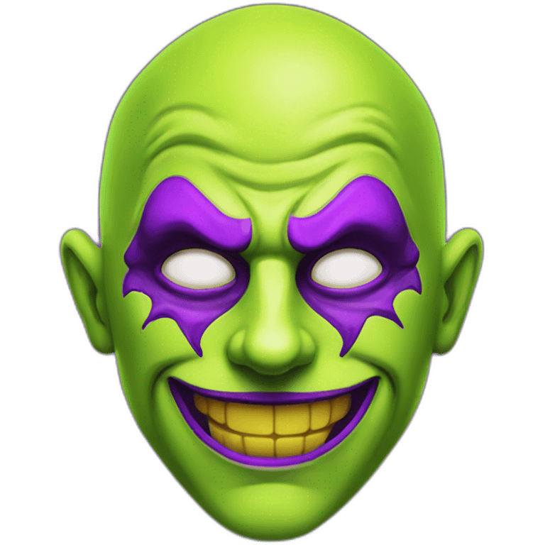 lemon-green-and-purple-neon-joker emoji