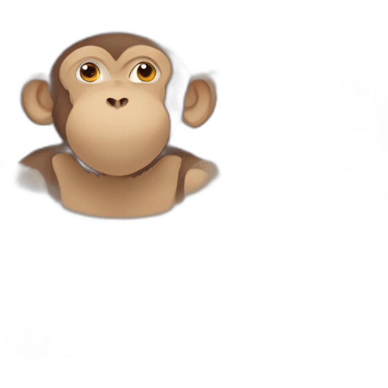 monkey doesn't see emoji