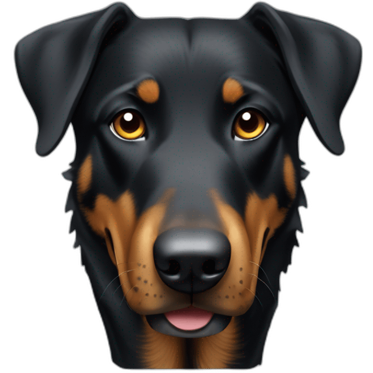 Medium beauceron dog emoji