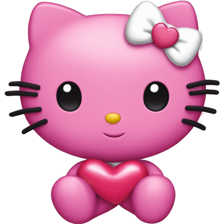 hellokitty pink heart emoji