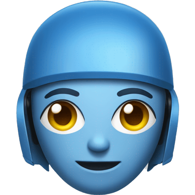 blue robot asia emoji