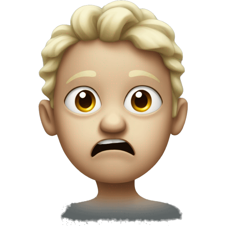 Child with angry steam out from nose emoji