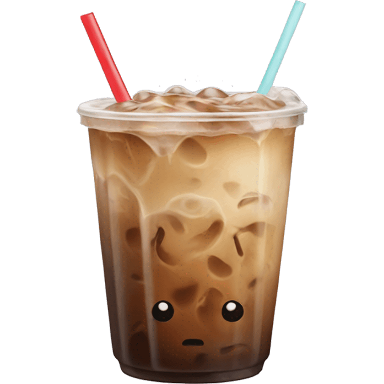 Iced coffee emoji