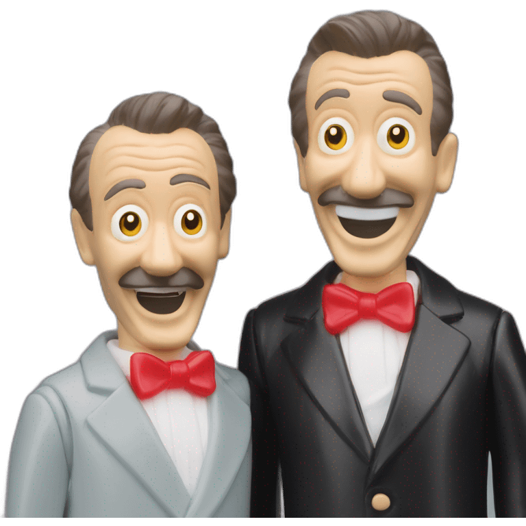 Chuckle Brothers plastic toy emoji