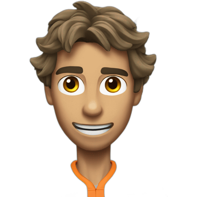 Rafael Nadal playing tennis emoji