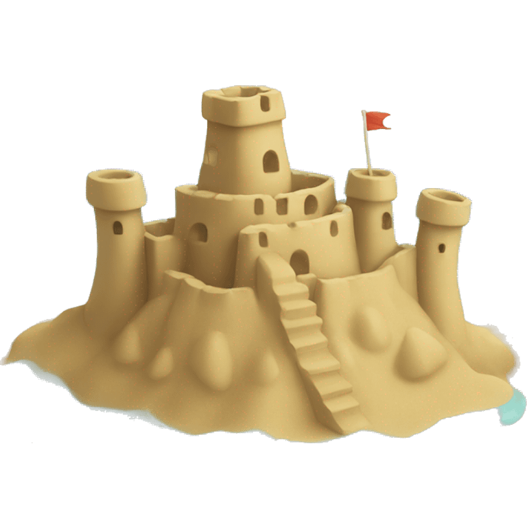 sandcastle emoji