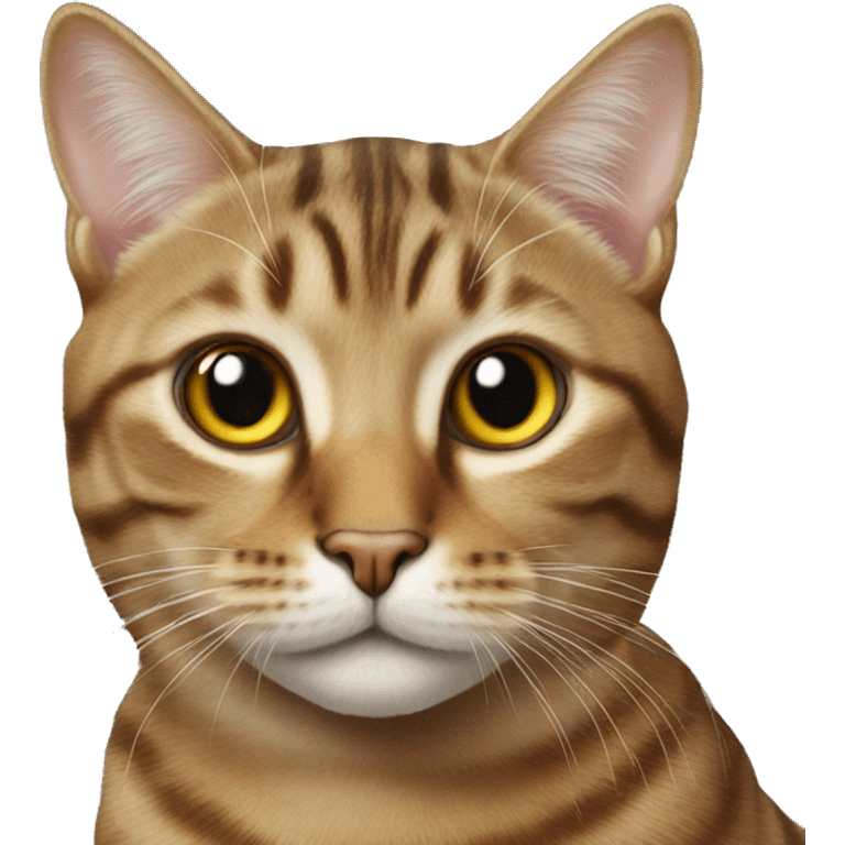 Realistic tabby cat emoji